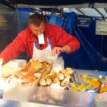 Fishmonger at the Marche Raspail