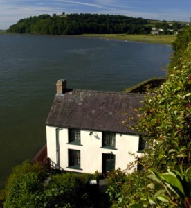 The "Boat House" in Laugharne where the Thomas's lived